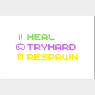 Heal Tryhard Respawn Posters and Art